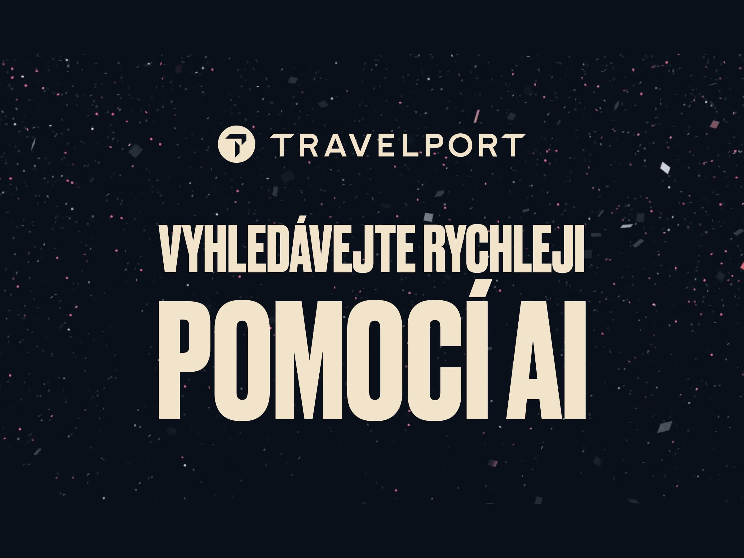 Grafika Travelport – Vyhledávejte rychleji pomocí AI